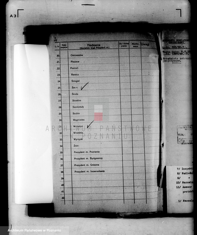 Obraz 5 z jednostki "Protokoły z zebrań periodycznych w starostach /kierowników władz i urzędów niezespolonych z terenu poszczególnych powiatów omawiające ogólną sytuację polityczną i społeczno-gospodarczą"