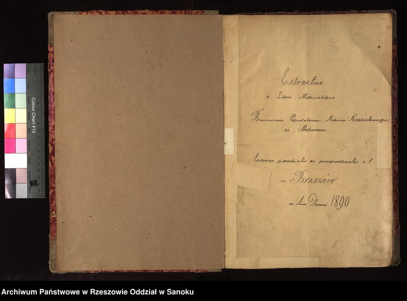 image.from.unit "Księga metrykalna urodzeń, małżeństw, zgonów dla miejscowości Brzozów"