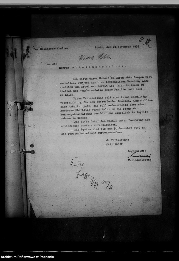 Obraz 12 z jednostki "Wohnungsfürsorge für Deutsche in Posen. Rundfunksempfanganlagen"