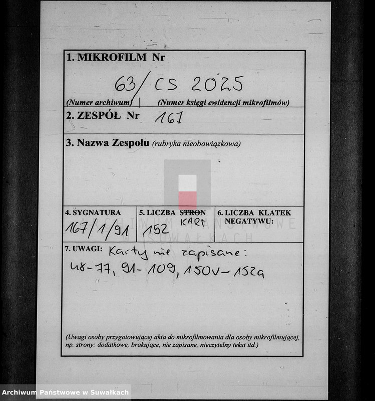image.from.unit.number "Dublikat akt stanu cywilnego wyz. rzym.- kat. w Wigrach 1885 r.."