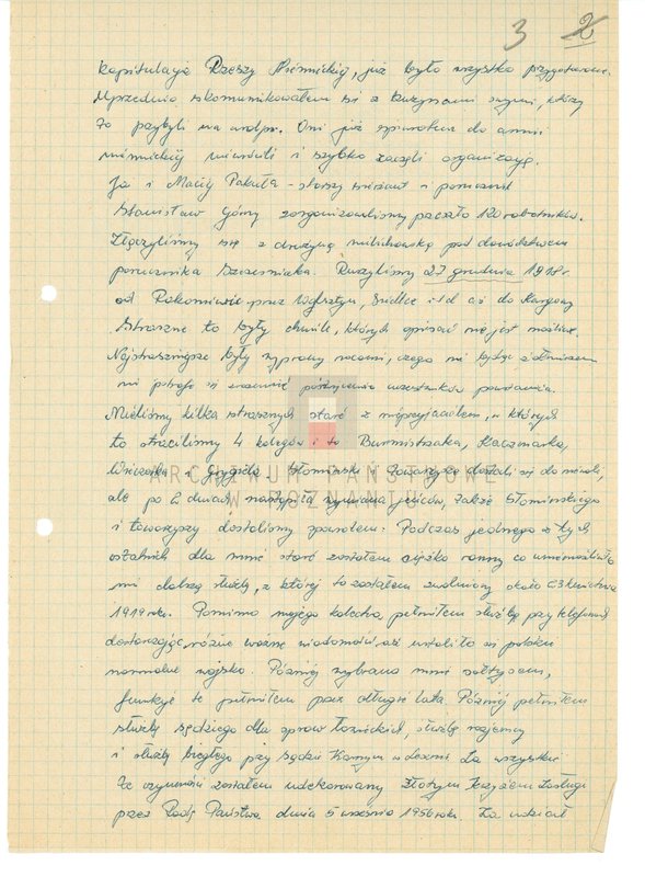 Obraz 9 z jednostki "Relacje i wspomnienia dotyczące powstania wielkopolskiego: 1. Rakoniewice, powiat Wolsztyn, województwo poznańskie, 2. Rawicz, powiat Rawicz, województwo poznańskie."