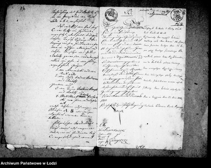 Obraz 14 z jednostki "Akta tyczące się sporu granicznego pomiędzy gminą miasta Łodzi a Dobrami Radogoszcz i Bałutami"