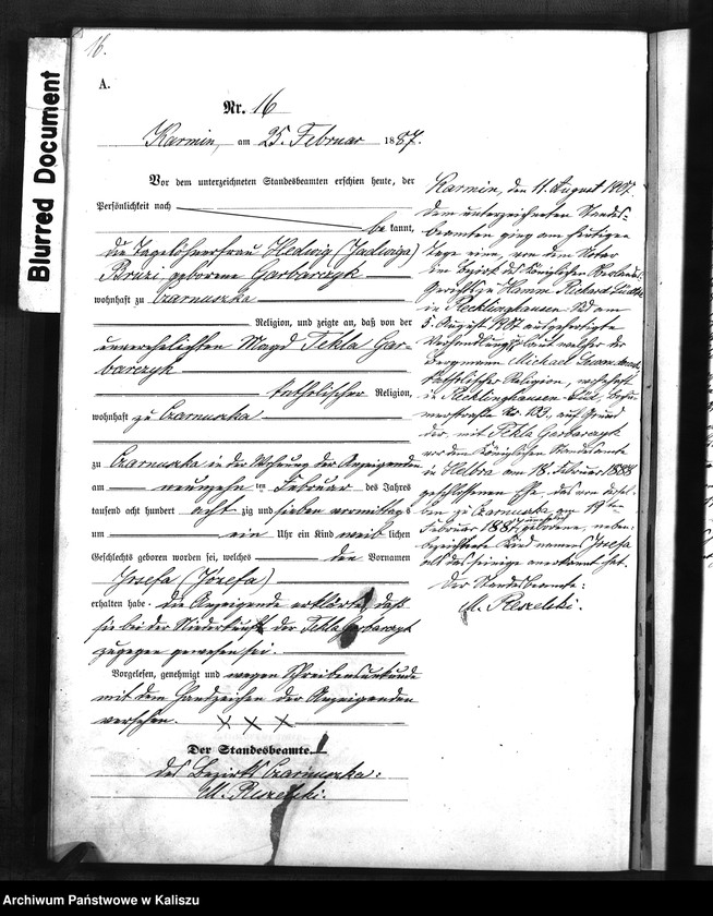 Obraz 19 z jednostki "[Księga urodzeń]"
