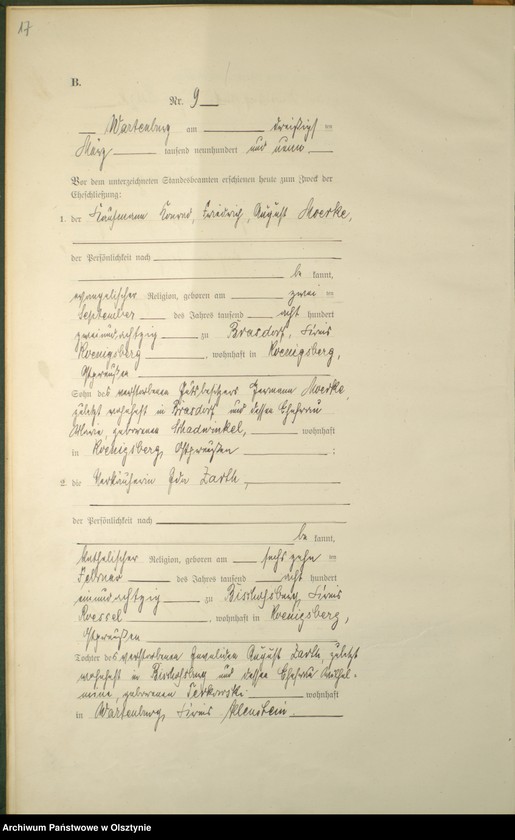 image.from.unit.number "Heirats-Haupt-Register Nr 1 - 47"