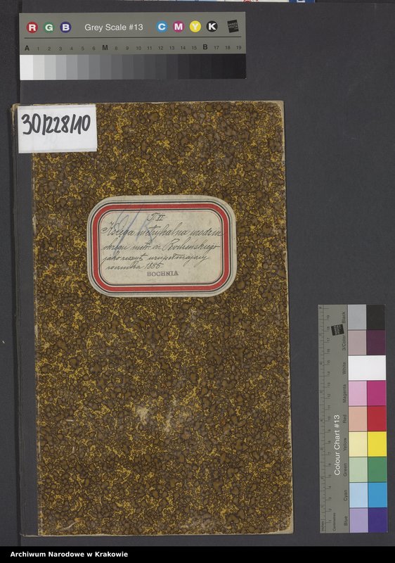image.from.unit.number "Księga metr.[ykalna] urodzin okręgu metr.[ykalnego] izr.[aelickiego] bocheńskiego jako zeszyt uzupełniający rocznika 1885"