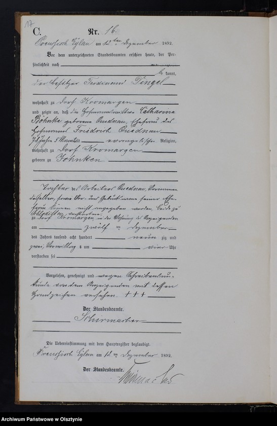 image.from.unit.number "Sterbe-Neben-Register Nr 1 - 17"