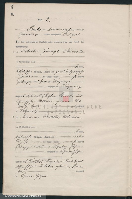 Obraz 6 z jednostki "Heiraths-Haupt-Register"