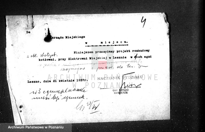 Obraz 6 z jednostki "/Elektrownia miejska w Lesznie Rozbudowa kotłowni/"