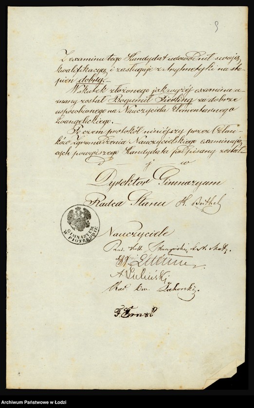 Obraz 11 z jednostki "O službe učitelja Gotliba Tirlinga"