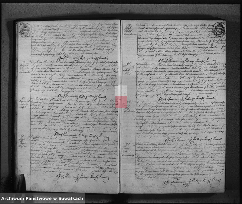Obraz 17 z jednostki "Księga duplikat urodzonych, zaślubionych i umarłych parafii katolickiej Puńsk na rok 1850"