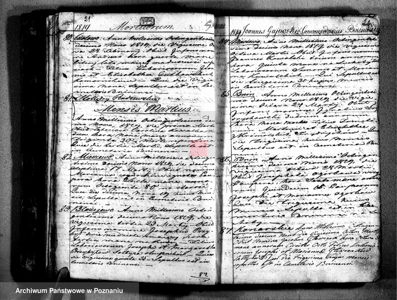 image.from.team "Akta stanu cywilnego Parafii Rzymskokatolickiej Bnin (pow. śremski)"