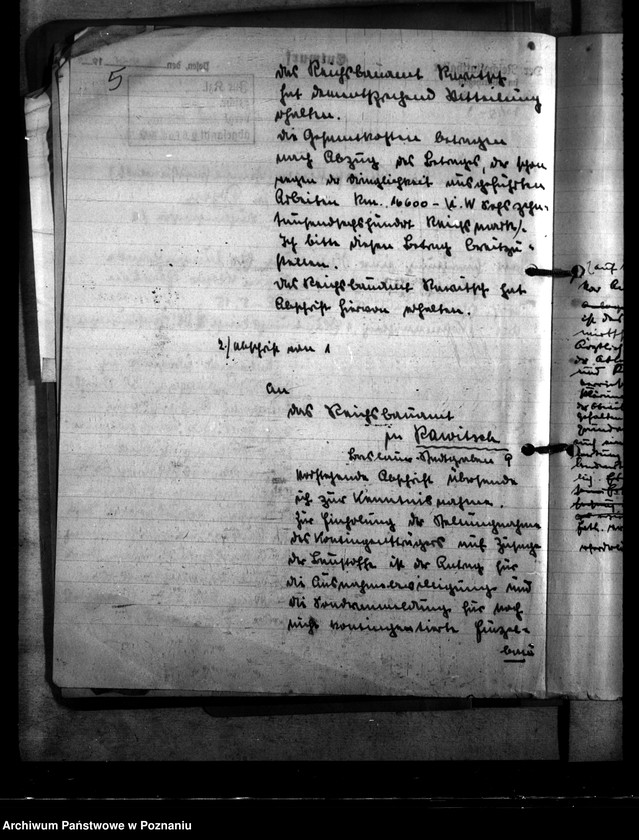 Obraz 9 z jednostki "Einrichtung einer Tbc - Abteilung für lungenkranke, polnische Strafgefangene im früheren Kloster Görchen (Miejska Górka)"