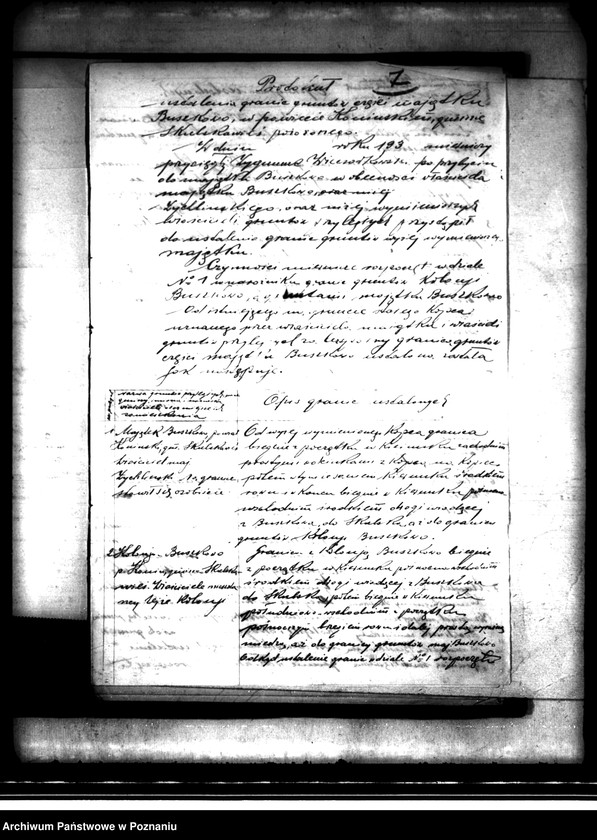 image.from.unit.number "Akta postępowania technicznego /przy parcelacji majątku Buszkowo powiatu konińskiego"