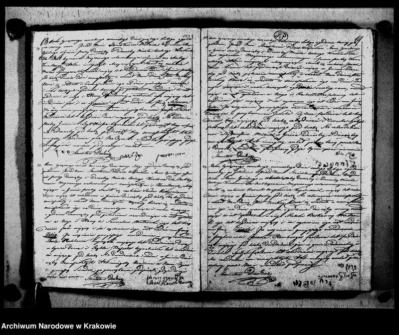 Obraz 11 z jednostki "Xięga I. Akt Stanu Cywilnego obeymująca Akta Urodzenia Przyznania Przysposobienia i Zeyścia Osob Wyznanania Moyzesowego w Gminie VI. X. i XI. M. W. Krakowa zamieszkałych na Rok 1818"