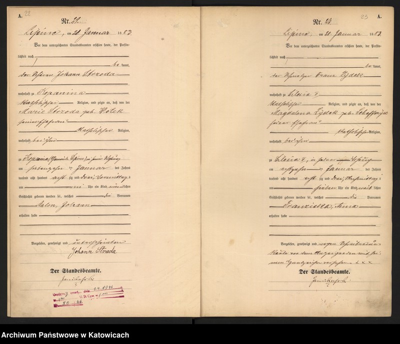 image.from.unit.number "Księga urodzeń T.1 nr 1-419"