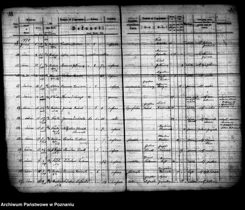 Obraz 11 z jednostki "Księga zgonów"