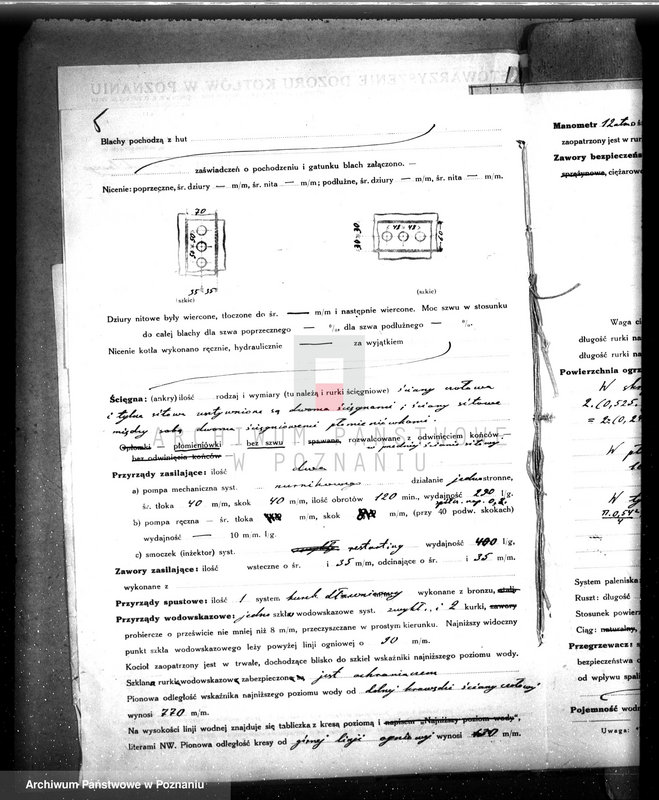 Obraz 9 z jednostki "Dominium Konin hr St. Łęcki, warsztaty reparacyjne - pow. Nowy Tomyśl nr woj. kotła 3787"