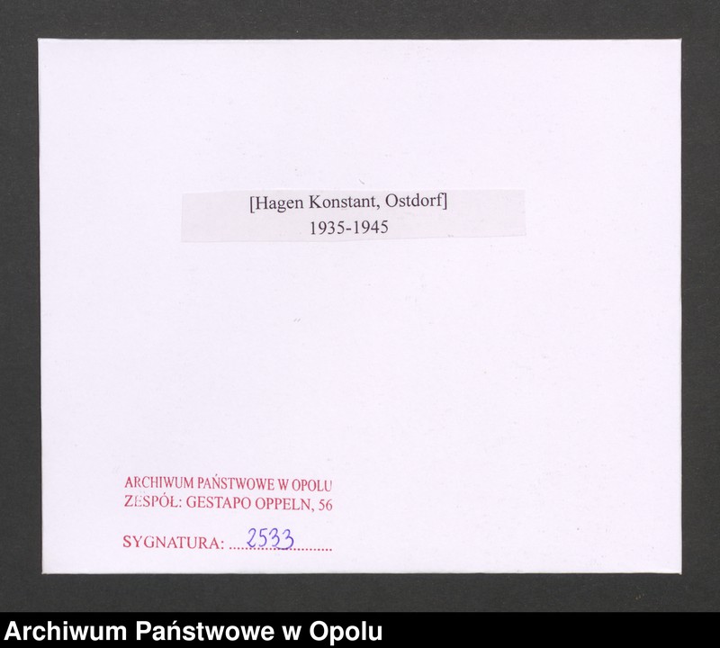 Obraz 2 z jednostki "[Hagen Konstant, Ostdorf]"