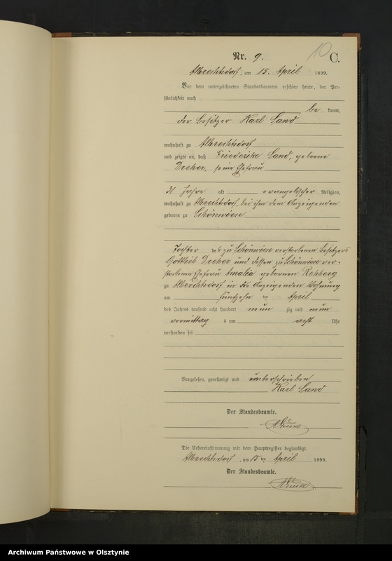 image.from.unit.number "Sterbe-Neben-Register Nr 1 - 26"