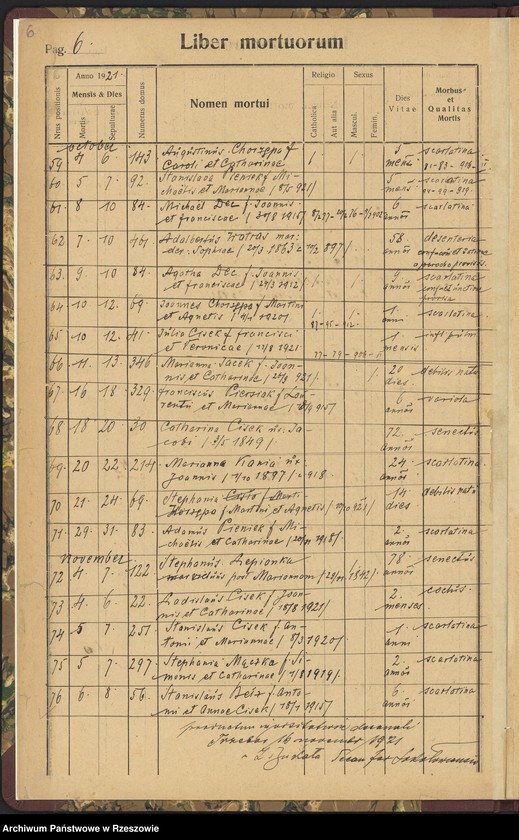 image.from.unit.number "Księga zgonów - Trzeboś, cz. II"