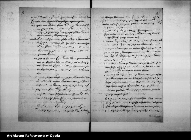 Obraz 11 z jednostki "Acta des Magistrats zu Oppeln betreffend die Proffessor Schnaubeltschen Legate"