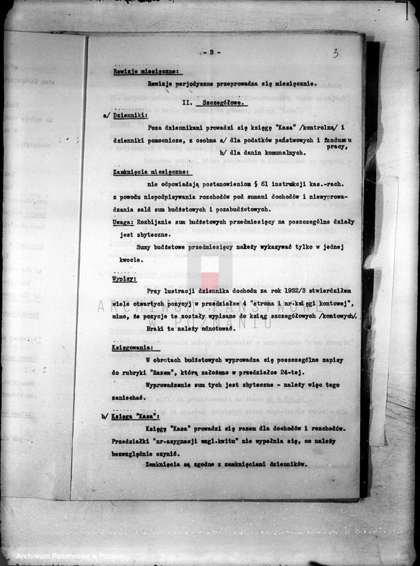 Obraz 8 z jednostki "/Sprawozdanie z nadzwyczajnej rewizji Głównej Kasy Miejskiej w Kościanie/"
