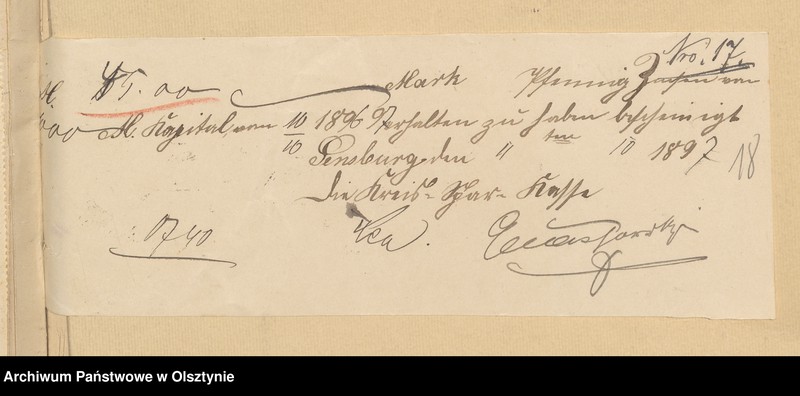 image.from.unit.number "Beläge zur Rechnung der Kirchenkasse Seehesten"