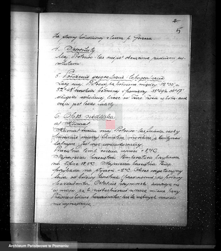 Obraz 9 z jednostki "Plan urządzenia gospodarstwa leśnego dla lasu majętności Piotrowo powiat szamotulski 1934-1944"