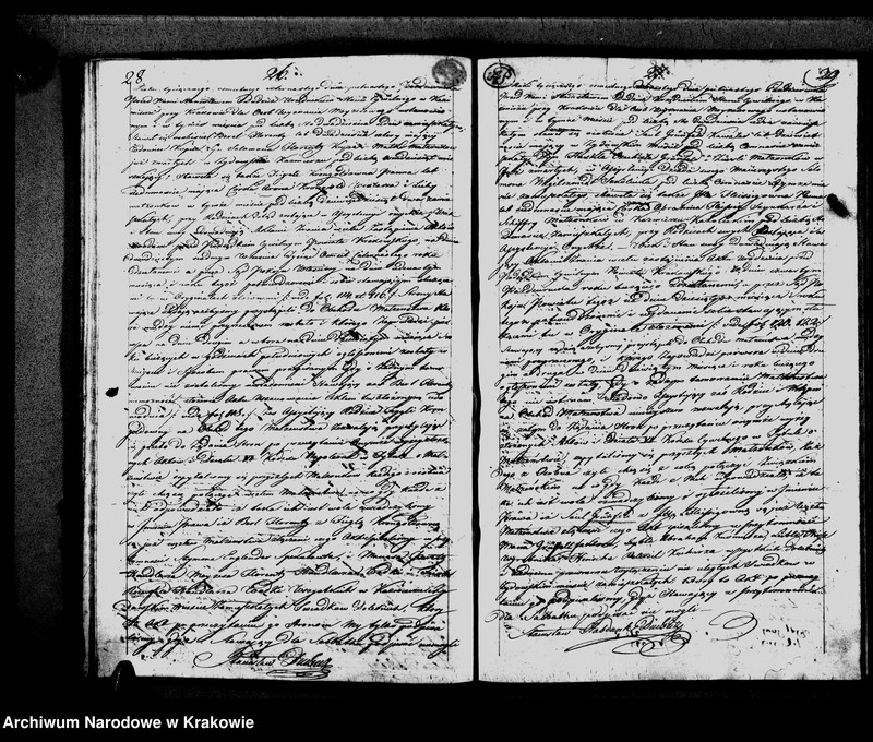 image.from.unit.number "Księga Aktow Zapowiedzi Małzenstw i Rozwodow. Gminy Wyznania Moyzeszowego. Synagogi Kazimierskiey przy Krakowie na Rok 1814"