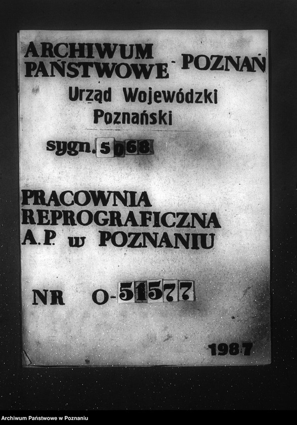 Obraz 1 z jednostki "Podanie o zatwierdzenie planu linii elektrycznej o wysokim napięciu z Mosiny do Śremu Elektrownia Miejska w Poznaniu"