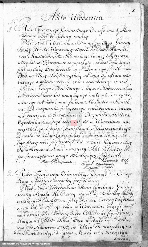 image.from.unit.number "Akta urodzeń, małżeństw i zgonów"