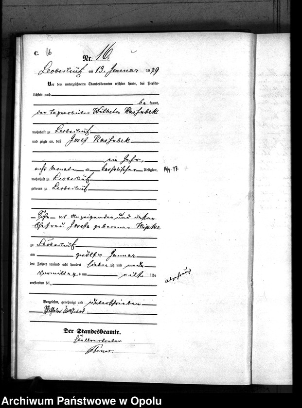 image.from.unit.number "[Urząd Stanu Cywilnego w Głubczycach. Ksiega zgonów za rok 1879]"