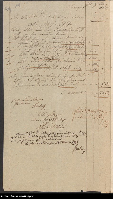 image.from.unit.number "Die Anfertigung eines gebohrten und mit Maurer Steinen ausgesetzten Senk Braunnens bey der Prediger Wohnung in Neuhausen [Romnowo]"