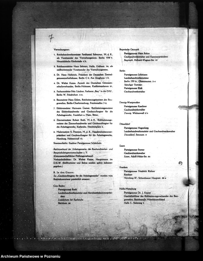 Obraz 11 z jednostki "Arbeitsgewerke (zarządzenia, wzory druków)"