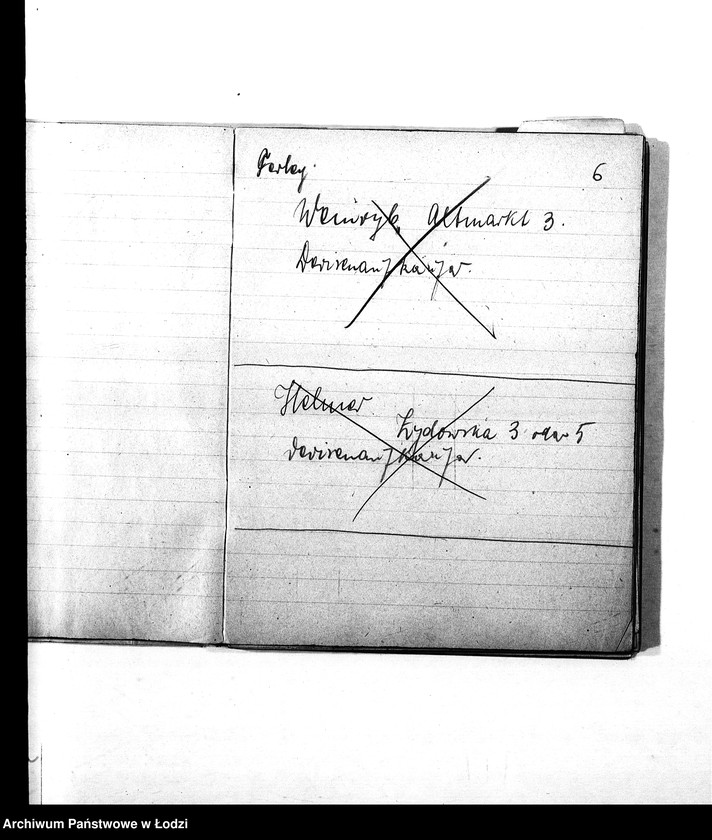 Obraz 9 z jednostki "Verstecktes Judengut [Nazwiska i adresy Żydów ukrywających dewizy, kosztowności, futra i inne]"