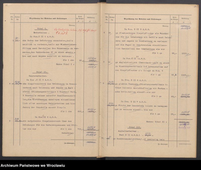 Obraz 14 z jednostki "Sonderentwurf und Kostenanschlag für einen Gerätenschuppen und ein Nadelschutzdach am Wehr in Bartheln"