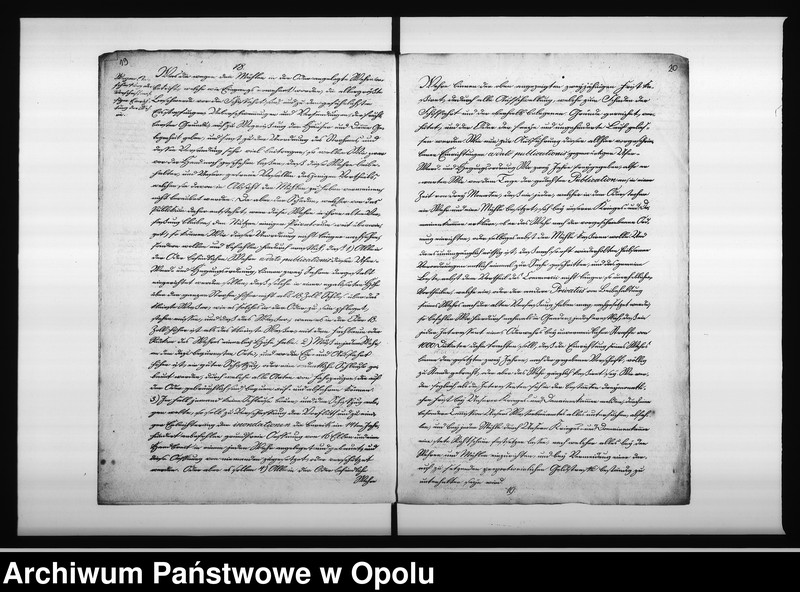 Obraz 15 z jednostki "Acta des Magistrats zu Oppeln betreffend Ufer-Ward und Hegungs-Ordnung"
