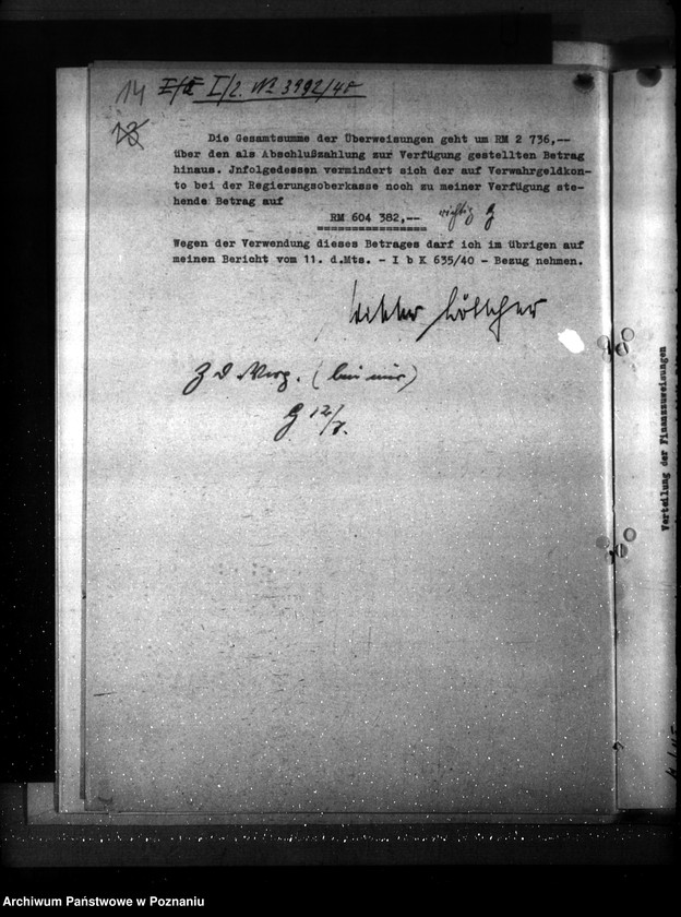 Obraz 18 z jednostki "Übersicht über Verwendung der Reichszuschüsse für gemeindliche Zwecke"