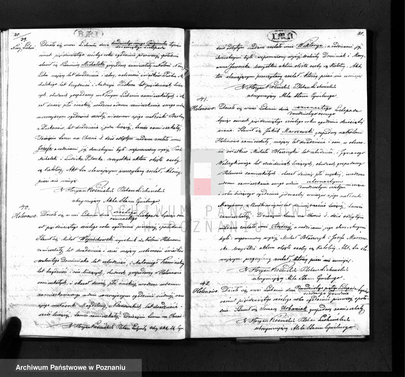 Obraz 11 z jednostki "Duplikat urodzonych, zaślubionych i zmarłych"