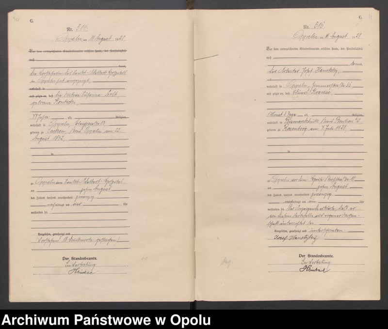 Obraz 19 z jednostki "[Rejestr zgonów] 1920 Tom II Nr 484-794"