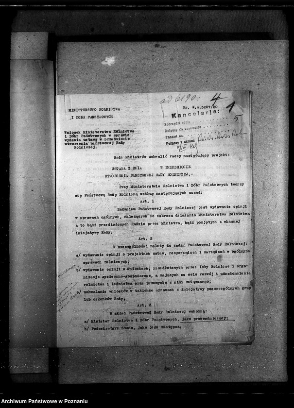 Obraz 9 z jednostki "Sprawy szczegółowo-administracyjne Państwowa Rada Rolnicza"