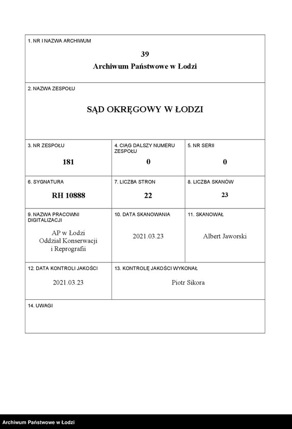 Obraz 1 z jednostki "Pinkus Margules- sprzedaż manufaktury własnego wyrobu i cerat"