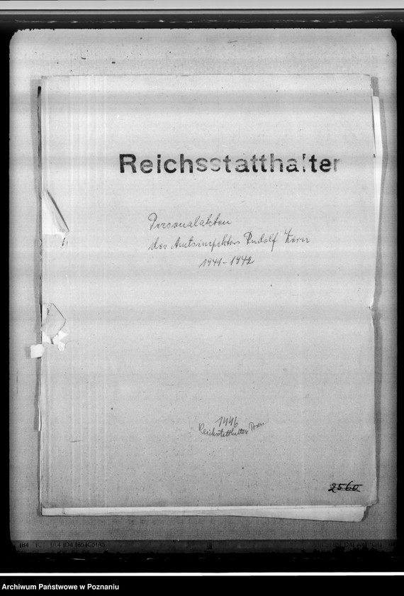 Obraz 4 z jednostki "Kern, Rudolf, Personalkten des Amtsinspektors"