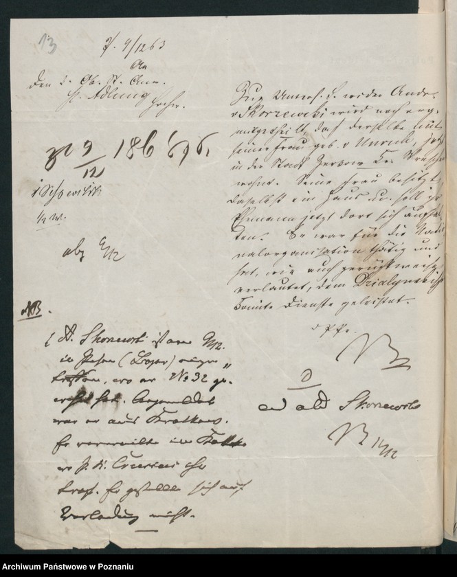 Obraz 18 z jednostki "A. betr. die Familie von Skarzewski"