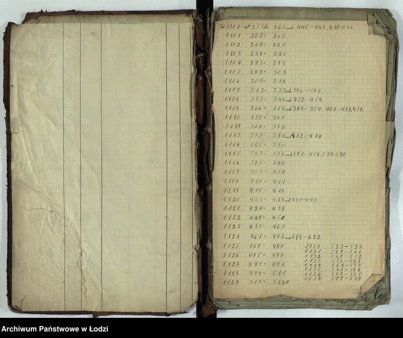 Obraz 4 z jednostki "Księga ludności stałej Łódź - cyrkuł III i IV nr 1071-1137"