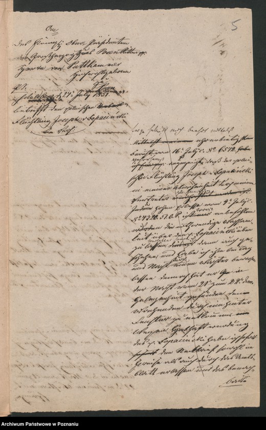 Obraz 9 z jednostki "A. betr. Josef von Łopaciński"