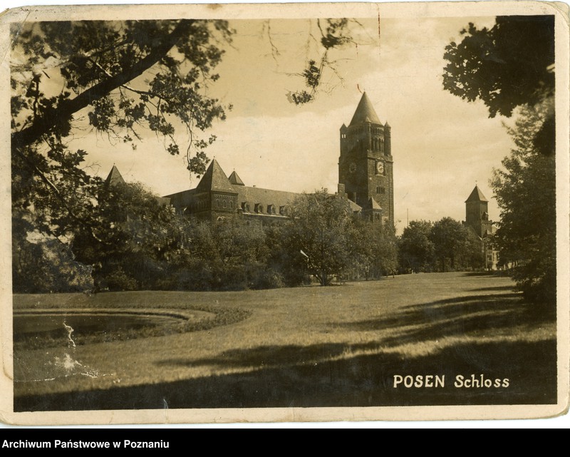 Obraz 1 z jednostki "Posen [Poznań] - Schloss [Zamek]"