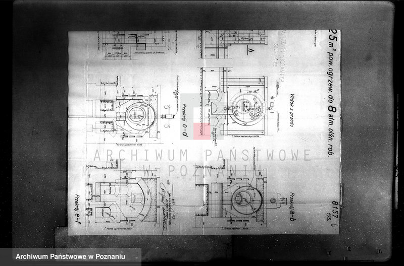 Obraz 11 z jednostki "Warsztat W. Mańkowskiego w Gostyniu kocioł wulkanizacyjny nr woj. kotła 6408"