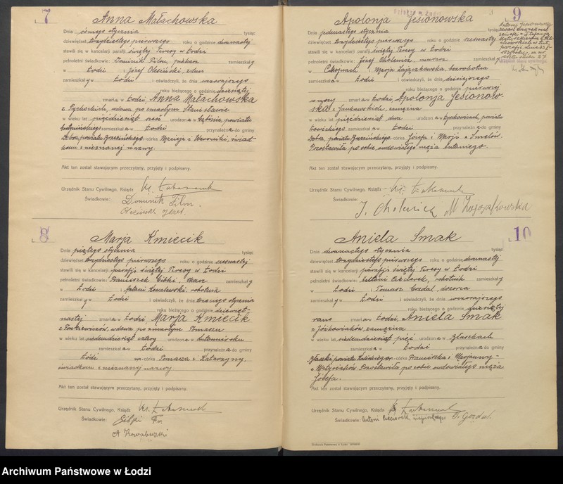 Obraz 5 z jednostki "Akta zgonów"