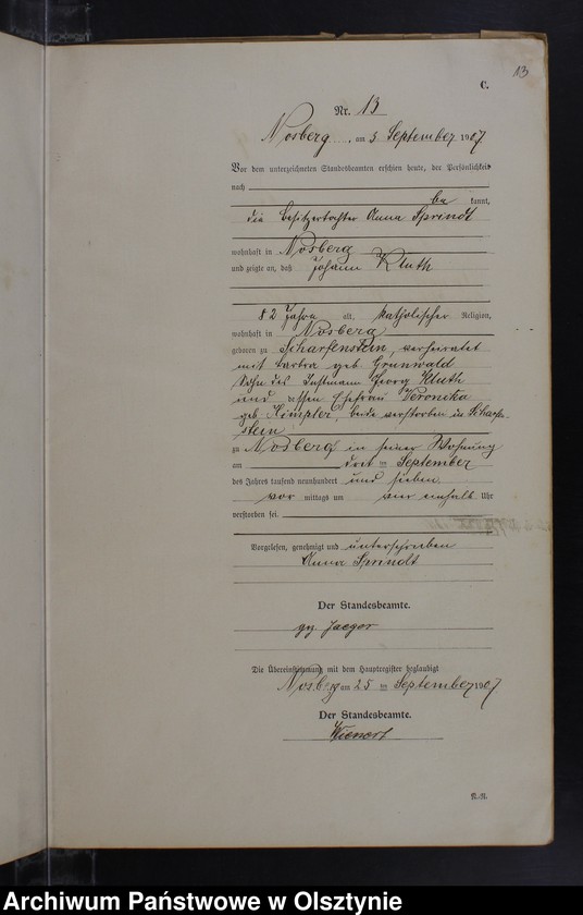 image.from.unit.number "Sterbe-Neben-Register Nr 1 - 19"